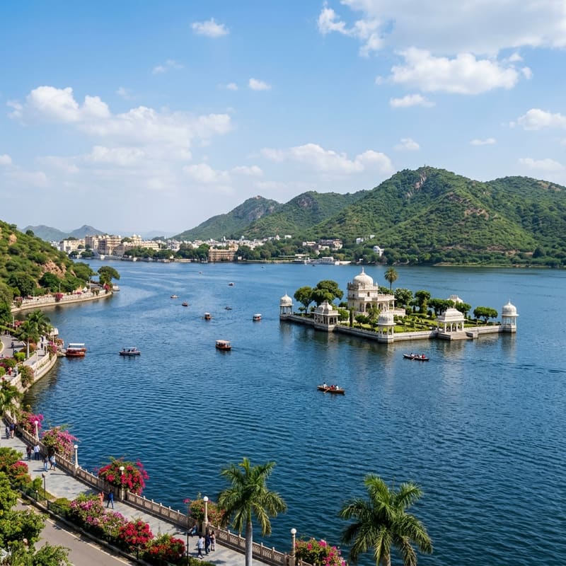 Fateh Sagar Lake Sightseeing Cab Tour
